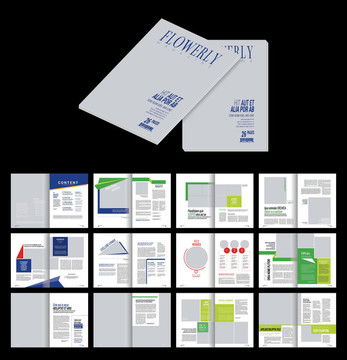 金融产品画册设计模板 专业高效的企业宣传利器